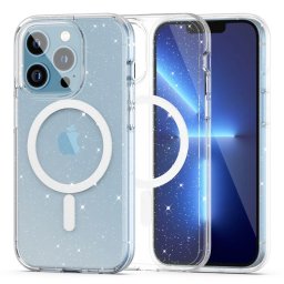 Pouzdro TECH-PROTECT FLEXAIR HYBRID MAGSAFE IPHONE 13 PRO MAX GLITTER