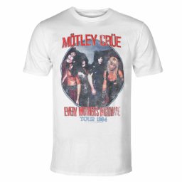 tričko pánské Mötley Crüe - Every Mothers Nightmare - WHITE - ROCK OFF - MOTTEE25MW
