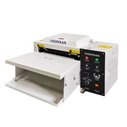 Průběžný žehlící lix pro límce a kapsy košil OP-301 OSHIMA