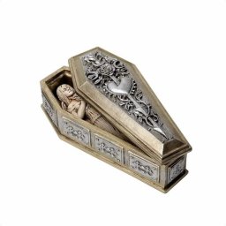 dekorace ALCHEMY GOTHIC - Bride of the Dark Kiss Casket & Figure - V118