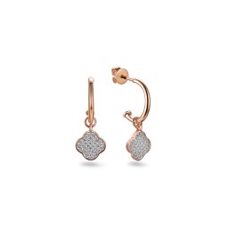 Briliantové náušnice z růžového zlata 0,150 ct IZBR1168RNN