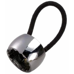 gumička do vlasů JEWELRY & WATCHES - Round metal - B48_black