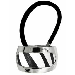 gumička do vlasů JEWELRY & WATCHES - Gold Zebra - X50_Silver
