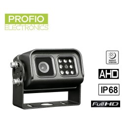 1080P AHD vodotěsná IP68 zadní parkovací autokamera a 120° úhel záběru + 8 IR LED do 15m
