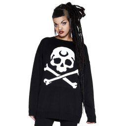 svetr unisex KILLSTAR - 2 The Bone - KSRA003097