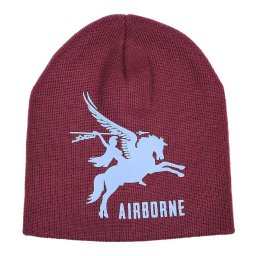 FOSTEX čepice pletená AIRBORNE PEGASUS VÍNOVÁ