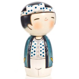Japonská panenka Kokeshi Wassyoi Boy