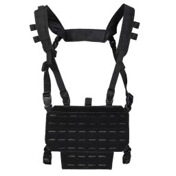 MIL-TEC vesta taktická lehká CHEST RIG s LASER panelem ČERNÁ