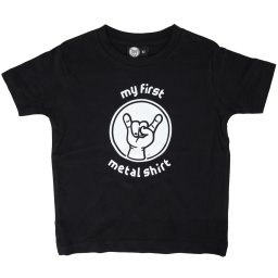 tričko dětské Metal-Kids - My First Metal Shirt - Black - 255.25.8.7