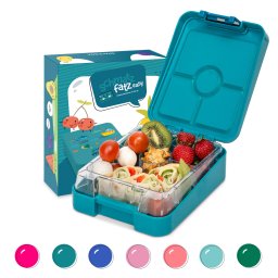 Klarstein schmatzfatz easy Snackbox 4 přihrádky 18 x 15 x 5 cm