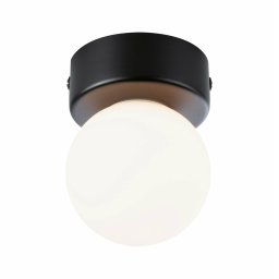 PAULMANN Selection Bathroom stropní svítidlo Gove IP44 G9 230V max. 20W černá mat/satén