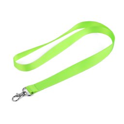 Šňůra na krk s karabinkou, barva 2 zelená neon