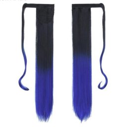 Girlshow Culík, cop s omotávkou rovný OMBRE - odstín Black T Blue