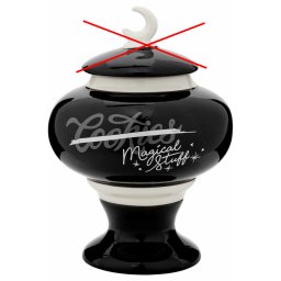 dekorace (dóza) Black - POŠKOZENÉ - MY163