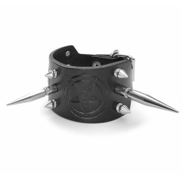 náramek BIG SPIKE BAPHOMET - LSF1 124
