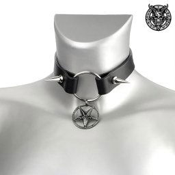 obojek BAPHOMET SPIKES - LSF9 85