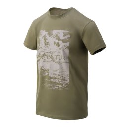 Triko ADVENTURE IS OUT THERE OLIVE GREEN vel. S