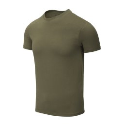 Triko ORGANIC SLIM OLIVE GREEN vel. L