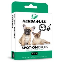 Herba Max přírodní spot-on pro psy a kočky 5x1 ml