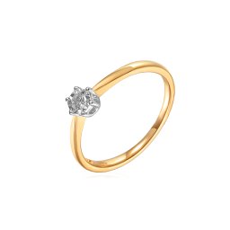 Zásnubní diamantový prsten 0,090 ct IZBR711