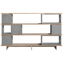 Lyon Beton designové komody Dice Bookcase 4M2L (šířka 229.5 cm)