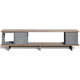 Lyon Beton designové skříňky pod televize Dice Lowboard (šířka 229.5 cm)