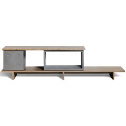 Lyon Beton designové komody Dice Asymmetrical Lowboard (šířka 229.5 cm)