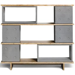 Lyon Beton designové komody Dice Bookcase 4M2L (šířka 154 cm)
