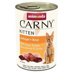 Animonda Carny Kitten 400g hovězí, drůbež