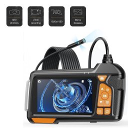 FULL HD endoskopická dual 8mm kamera + 4,5" displej + LED světlo + IP67