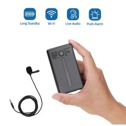 WiFi mini audio rekordér - odposlechy s LIVE přenosem zvuku přes APP + mikrofon