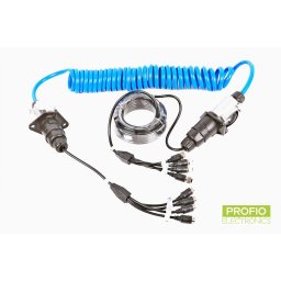 Propojovací kabel pro 4 couvací kamery velké přívěsy/návěsy - čtyřkabelový
