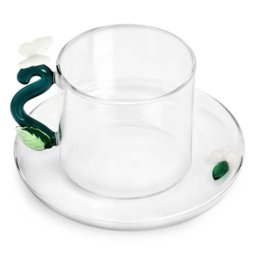 Ichendorf Milano designové šálky Fruits & Flowers Tea Cup White Butterfly w/s