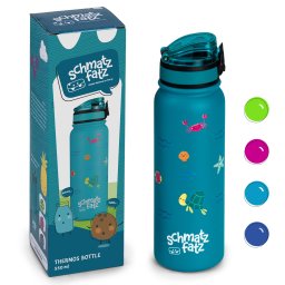 Klarstein schmatzfatz dětská izolační láhev na pití 550 ml nerezová ocel | ABS | bez BPA