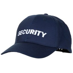 MFH čepice baseball výšivka SECURITY uni velikost MODRÁ