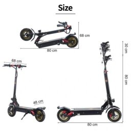 Bezior S1 Koloběžka 1000W 1000W 45 km/h
