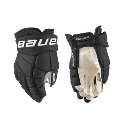 Hokejové rukavice Bauer Team Vapor Pro SR (1058661) černo-bílá 14 palců = výška postavy 170-180cm