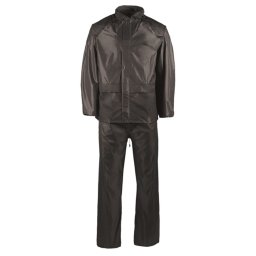 Komplet nepromokavý PVC ČERNÝ vel. 4XL