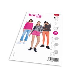 Střih Burda 5849 - Halenka