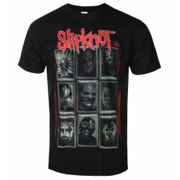 tričko pánské Slipknot - New Masks - Black - ROCK OFF - SKTS13MB