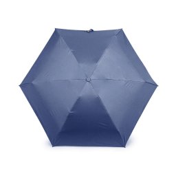 Skládací mini deštník s pevným pouzdrem, barva 8 modrá jeans