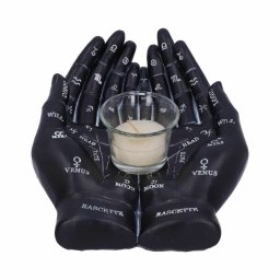 dekorace (svícen) Palmist's Guide - Black - U5532T1