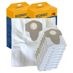 Sáčky WORWO LVMB04 Professional pro Parkside, Einhell, Narex a další ...(41 x 40cm) 10ks