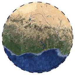 GAN designové koberce Plastic Rivers Niger