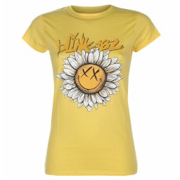 tričko dámské Blink 182 - Sunflower - YELLOW - ROCK OFF - BLINKTS14LY