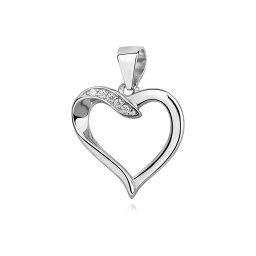Lafira stříbrný přívěsek srdce Kyle Z1174C