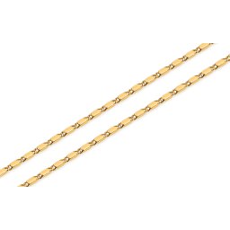 Zlatý řetízek Cylinder - válec 1 mm IZ26721