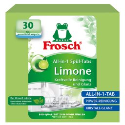 Frosch EKO Tablety do myčky vše v 1 Citron 30 tablet