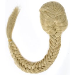 Girlshow Rybí, pletený cop k nasazení 50 cm - M24/613 (mix platinově plavá/beach blond)