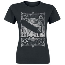 tričko dámské Led Zeppelin - Vintage - Black - RTLZEGSBVIN